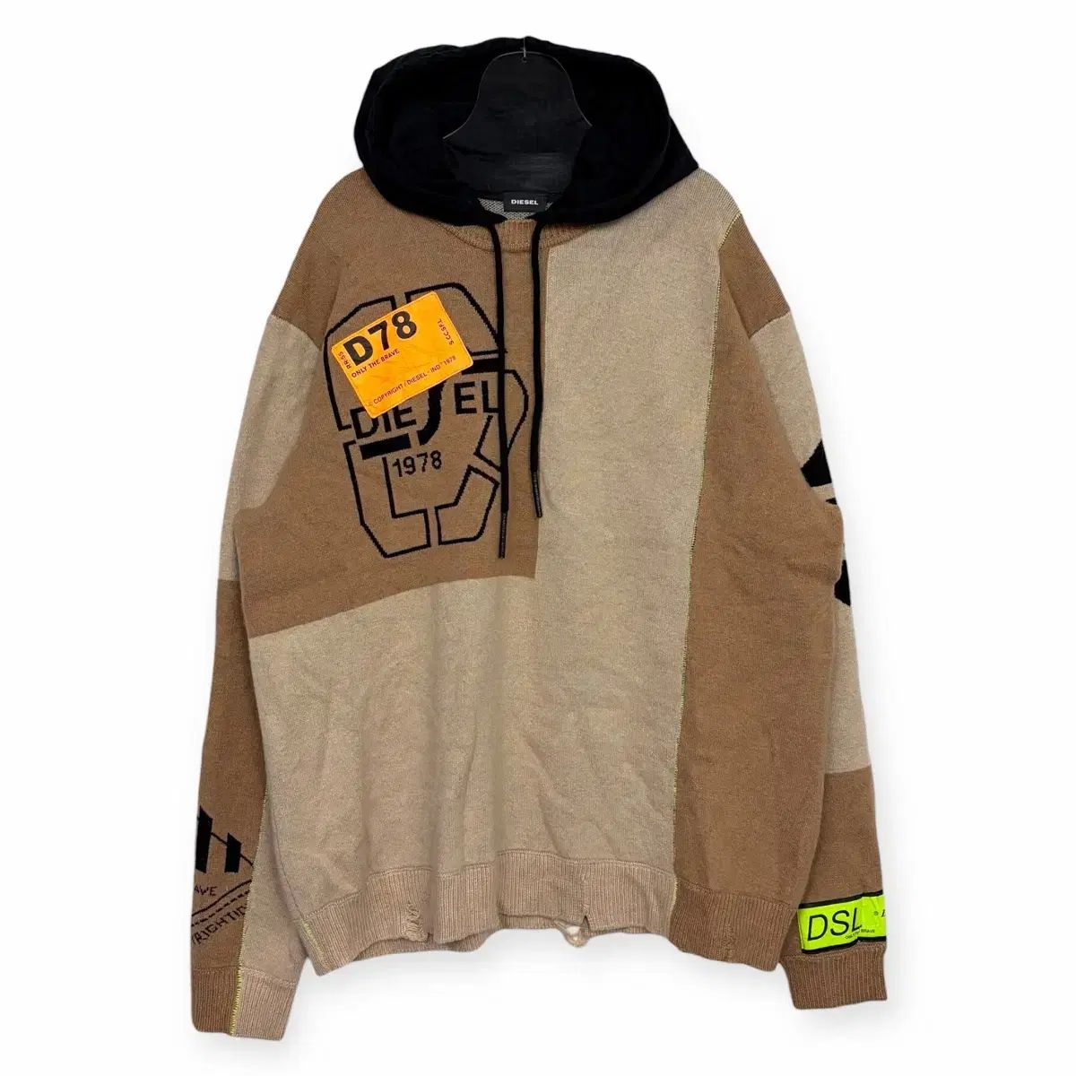 DIESEL フード ニット Tシャツ