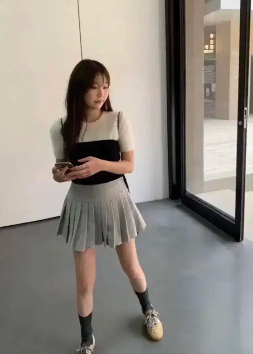 ベルニ anne プリーツ スカート - verni