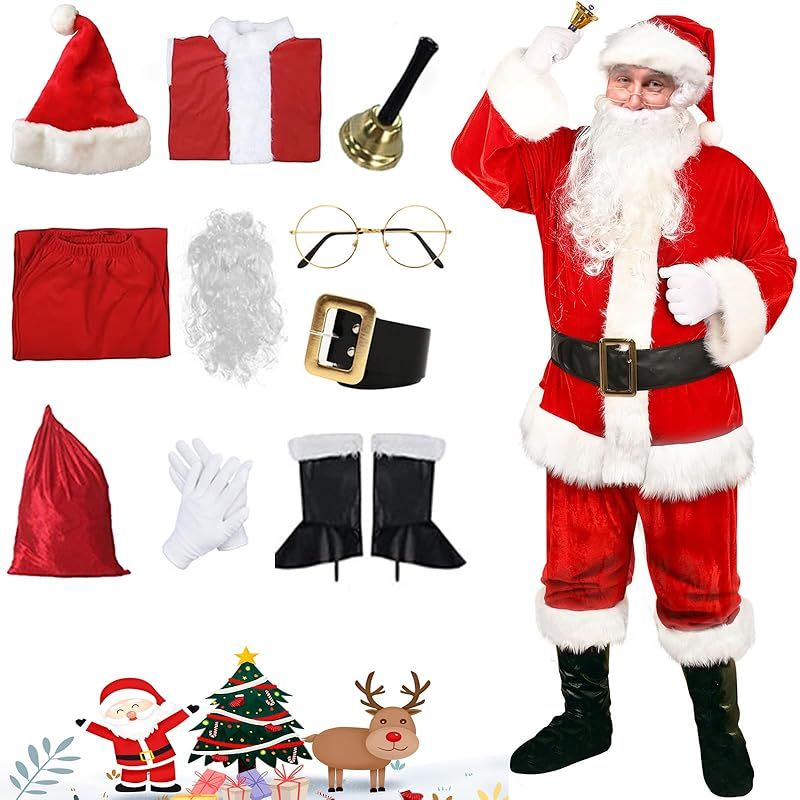 コスプレ サンタクロース  １０着セット 新品】 [GKSCXEXE] サンタコスプレ サンタクロース 衣装 豪華10点