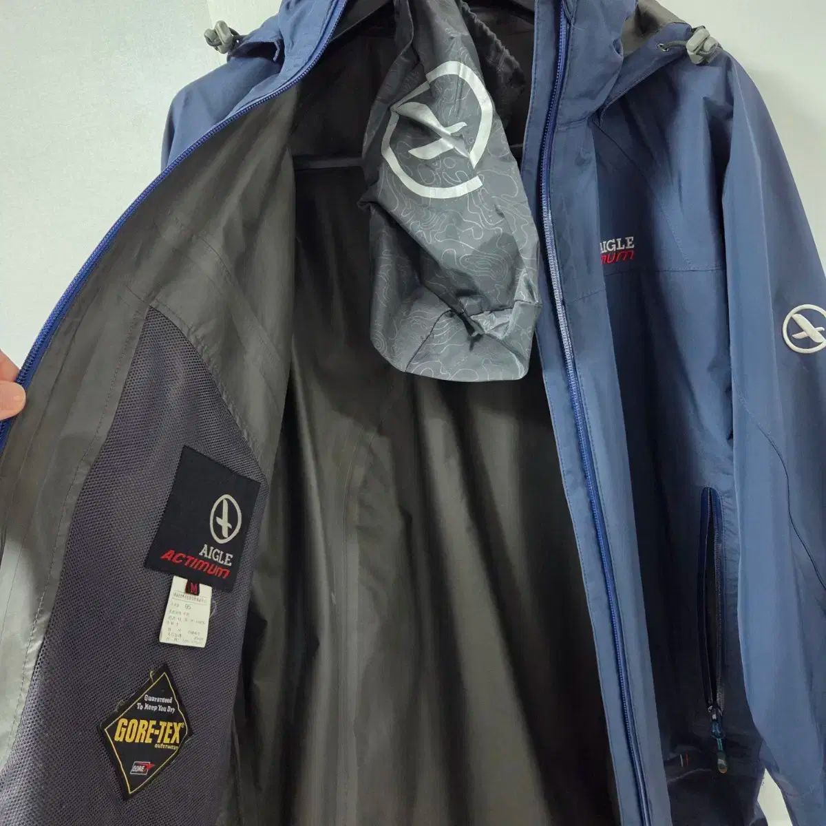 エーグル メンズ ゴアテックス 2L 防水 ウィンドブレーカー ジャケット OLIVEOS_COM_TR