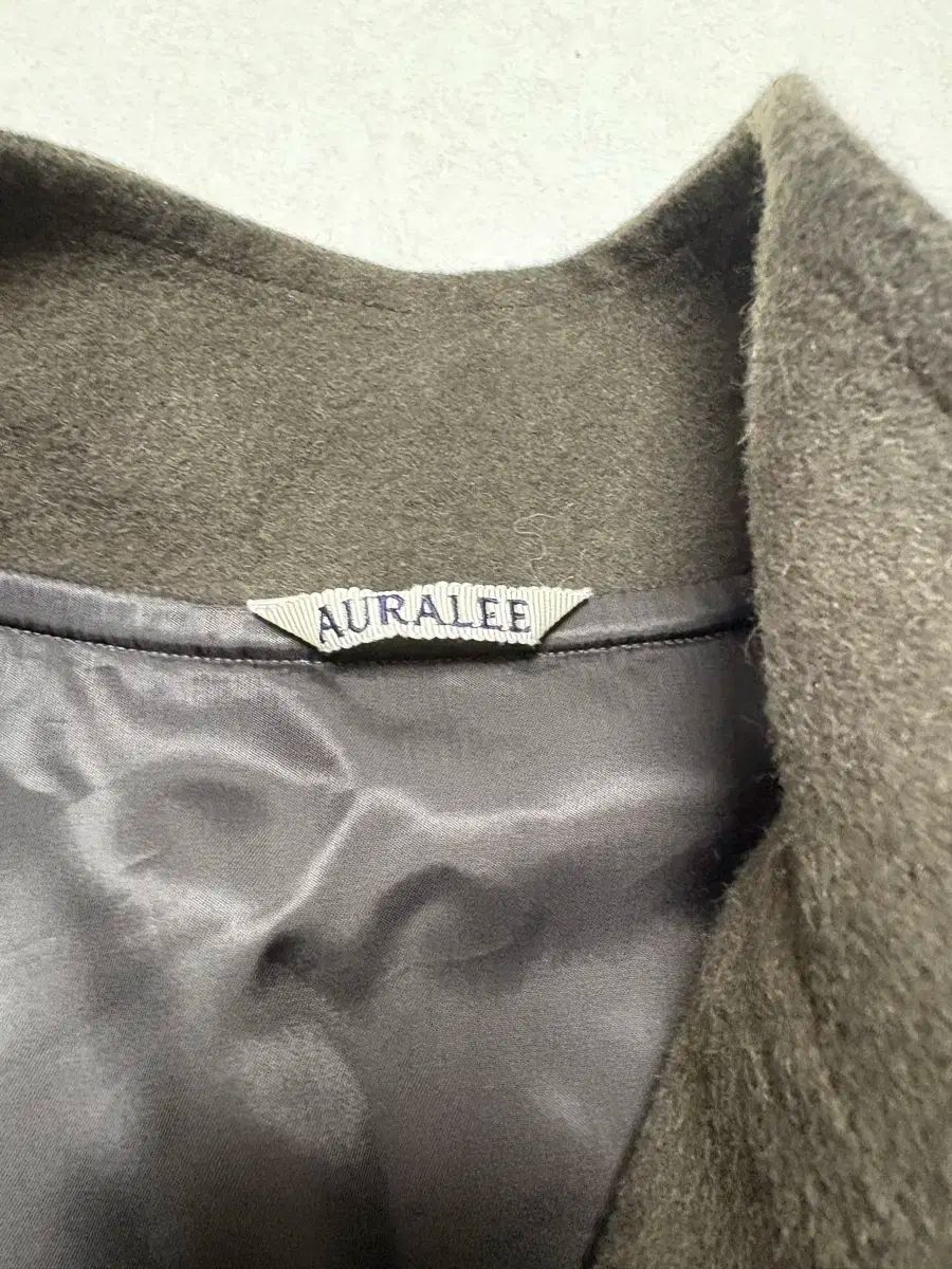 3 24fw AURALEE ベイビーキャメル ブルゾン ダークブラウン