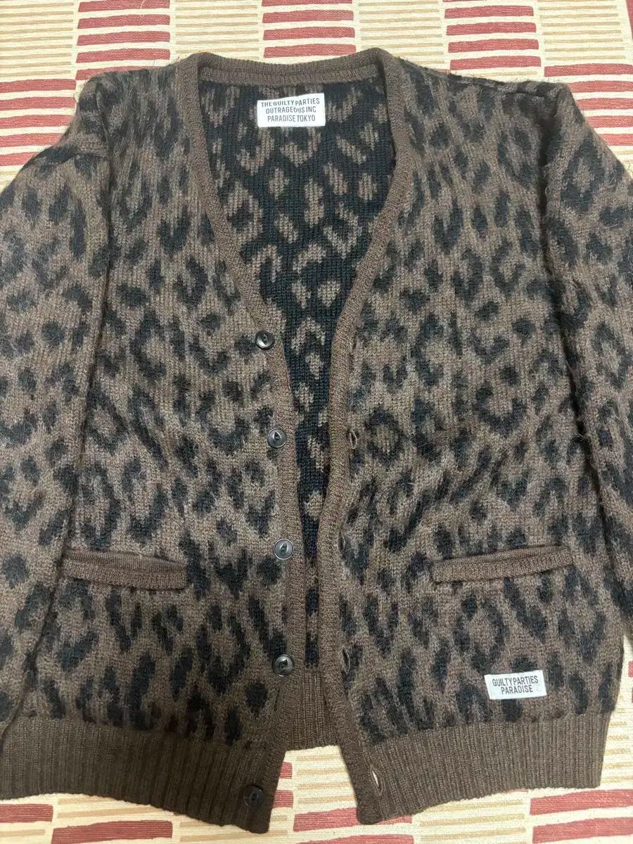 ワコマリア モヘア カーディガン L