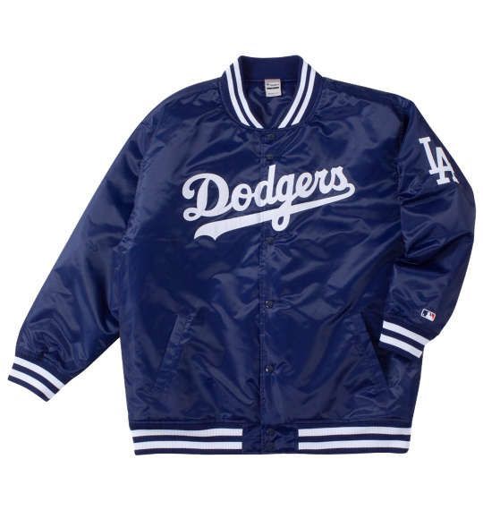 スタジャン ロサンゼルス ドジャース LA M メンズ ドジャース スタジャン メンズ GENUINE MERCHANDISE ブルー ホワイト