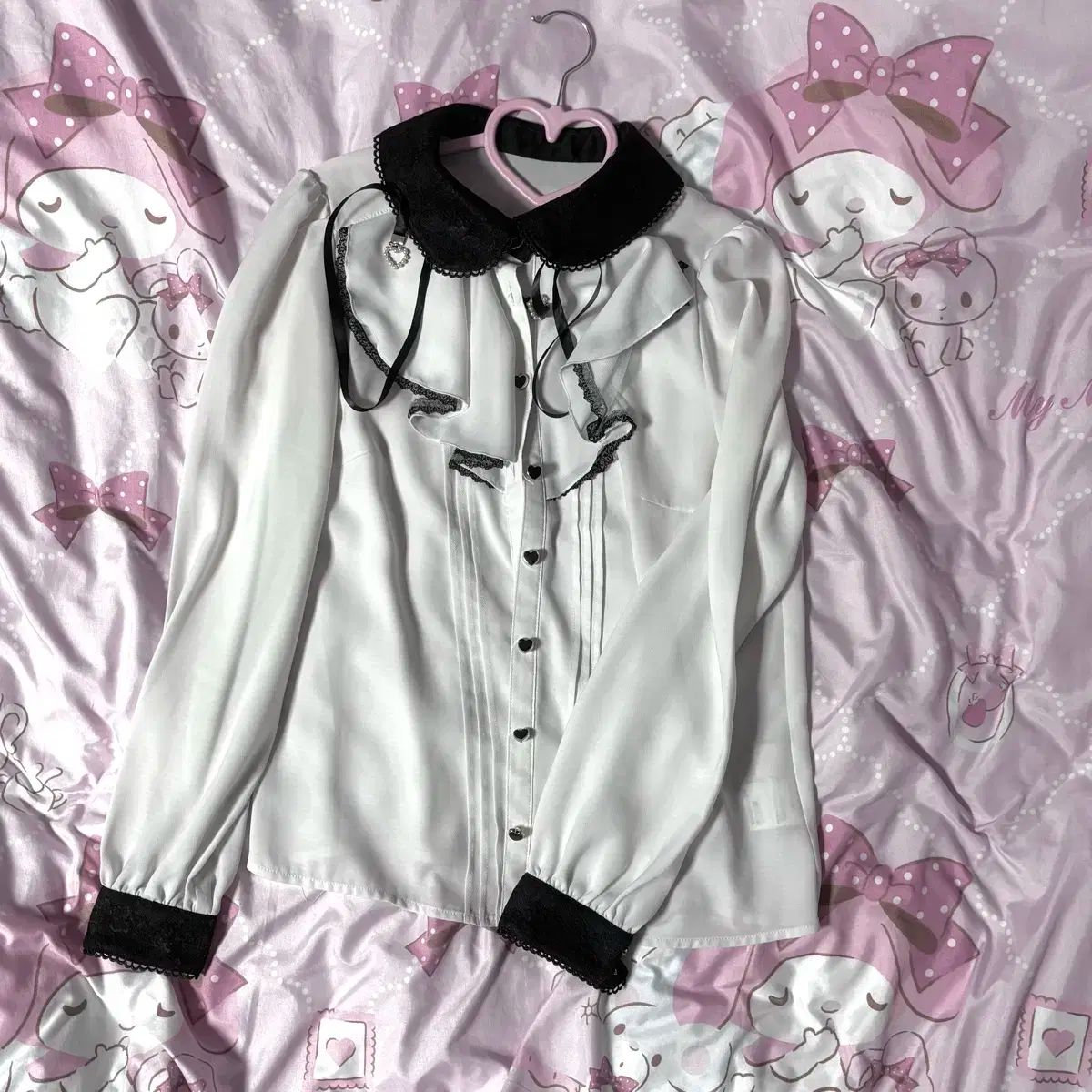 量産型 地雷系 シークレットハニー フリル ブラウス リズリサ ROJITA