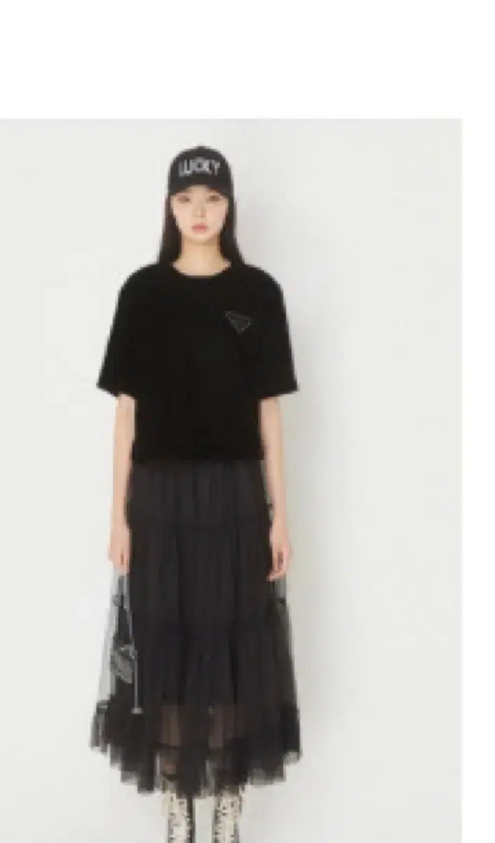 LUCKY CHOUETTE ホリデー ツアーベルベット ブラウス