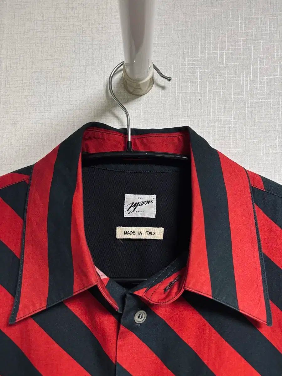 MARNI マルニ ストライプ パータン コットン シャツ