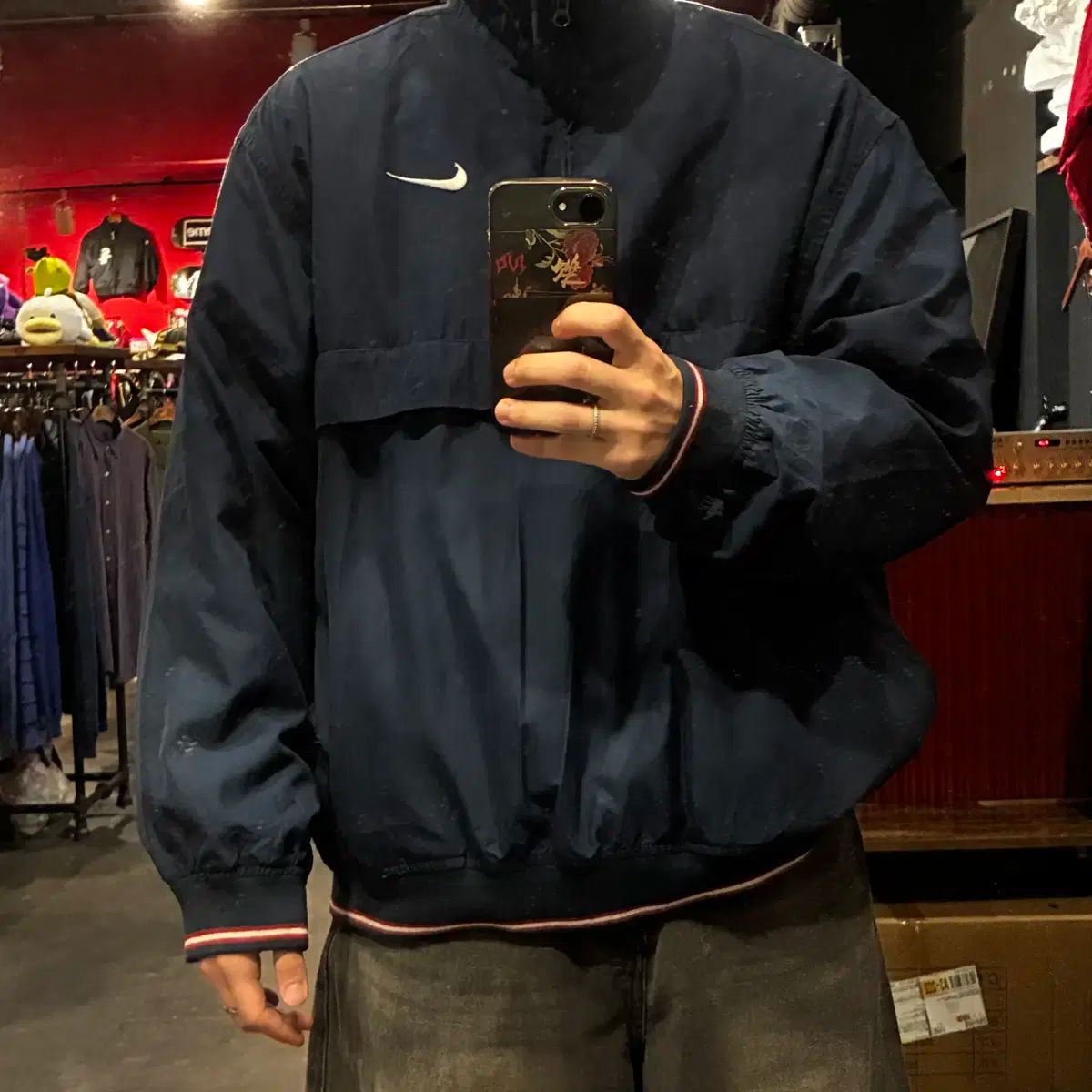 end580 NIKE ナイキ ハーフジップ