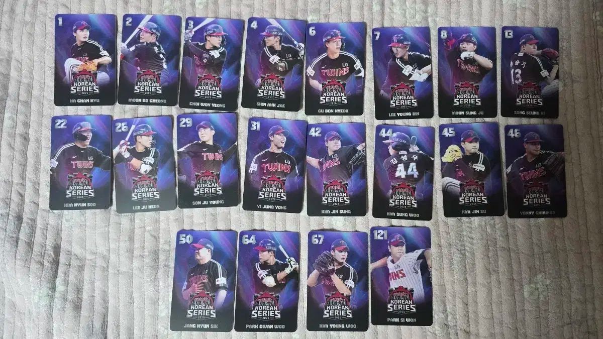 韓国シリーズ LGツインズ トレカ