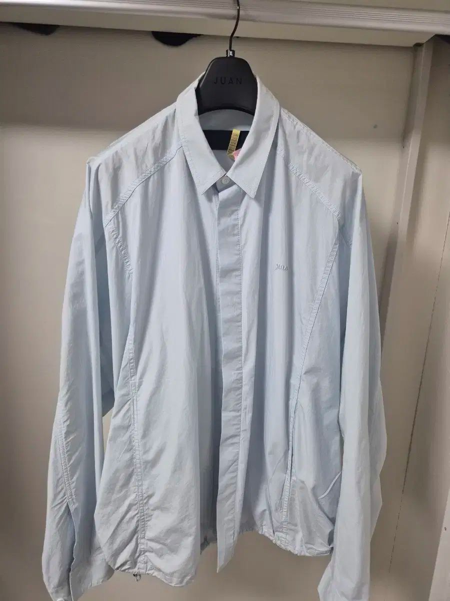 Juun.J ジュンジェイ シャーリングシャツ スカイブルー サイズ48