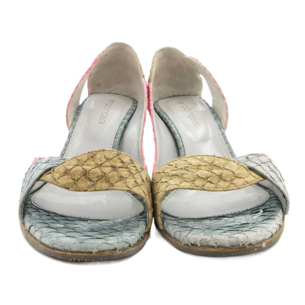 セルジオロッシ Sergio rossi パンプス ハイヒール オープントゥ