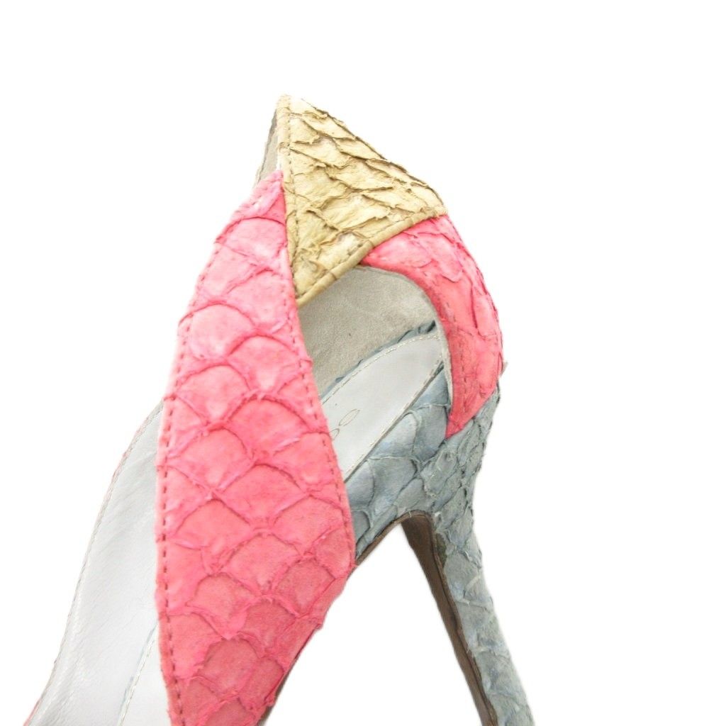 セルジオロッシ Sergio rossi パンプス ハイヒール オープントゥ