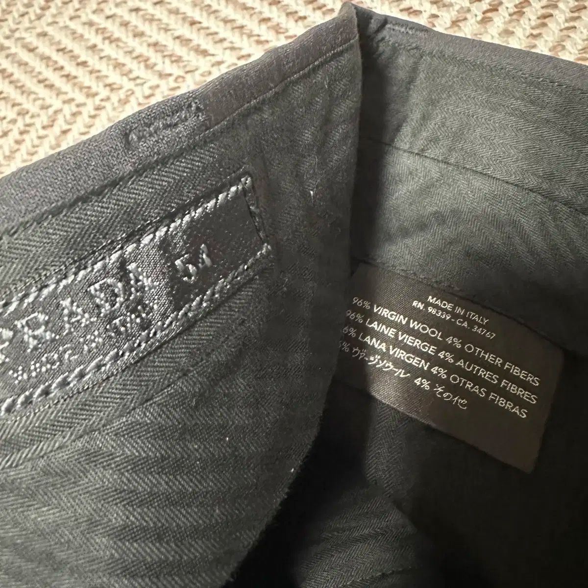 PRADA italy made ワイドスラックス