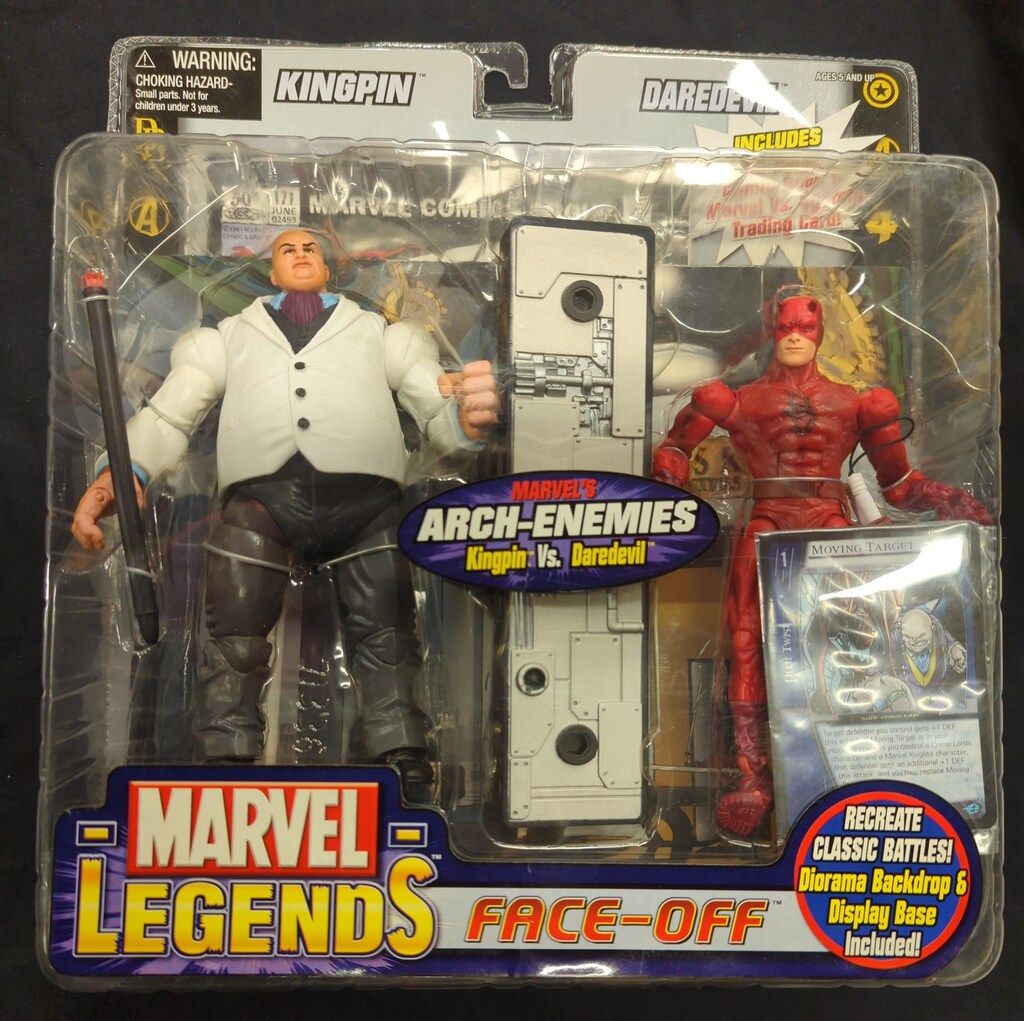 TOYBIZ FACE OFF KINGPIN VS DAREDEVIL マスク 6インチ