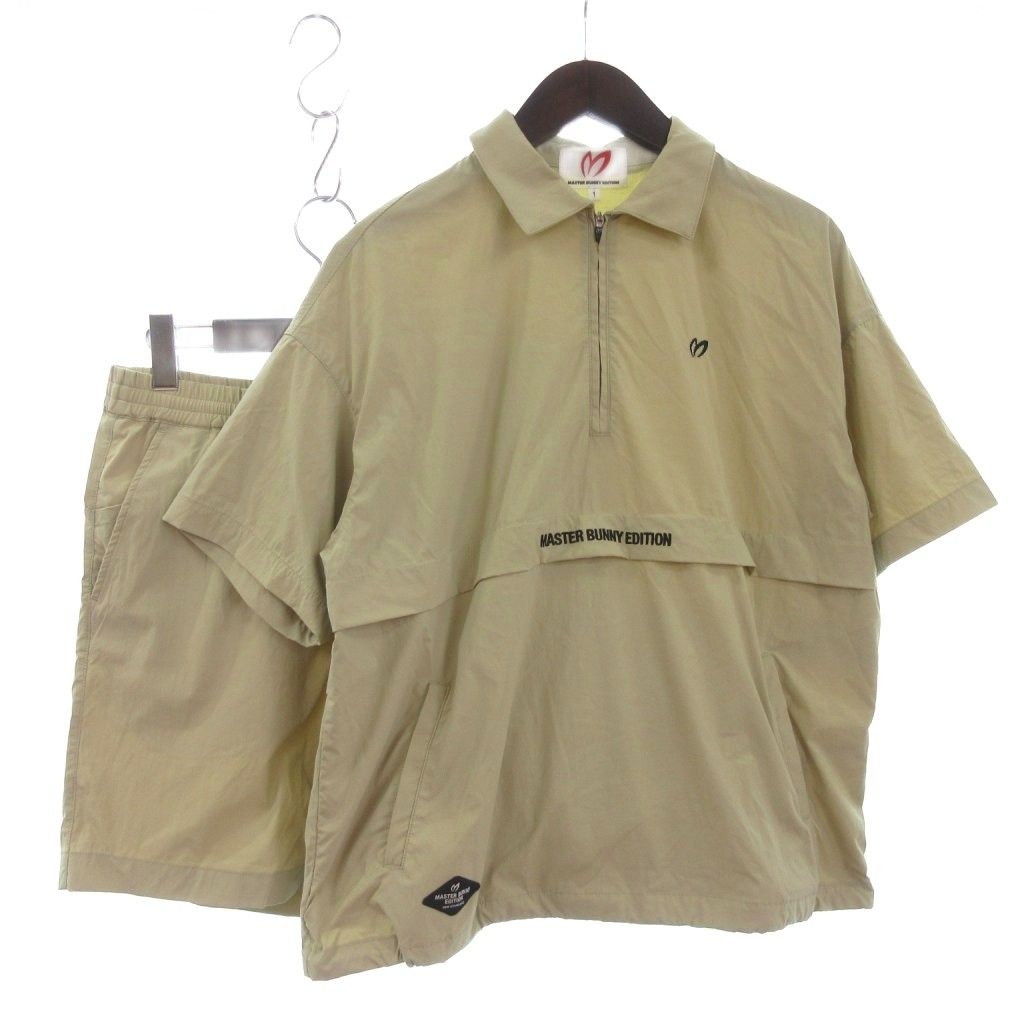 マスターバニー MASTER BUNNY 美品 セットアップ ナイロンストレッチ