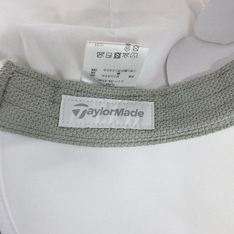 テーラーメイド TaylorMade ゴルフ 帽子 ハット リボン 吸汗速乾 2024年モデル ホワイト ブラック 白 黒 フリー