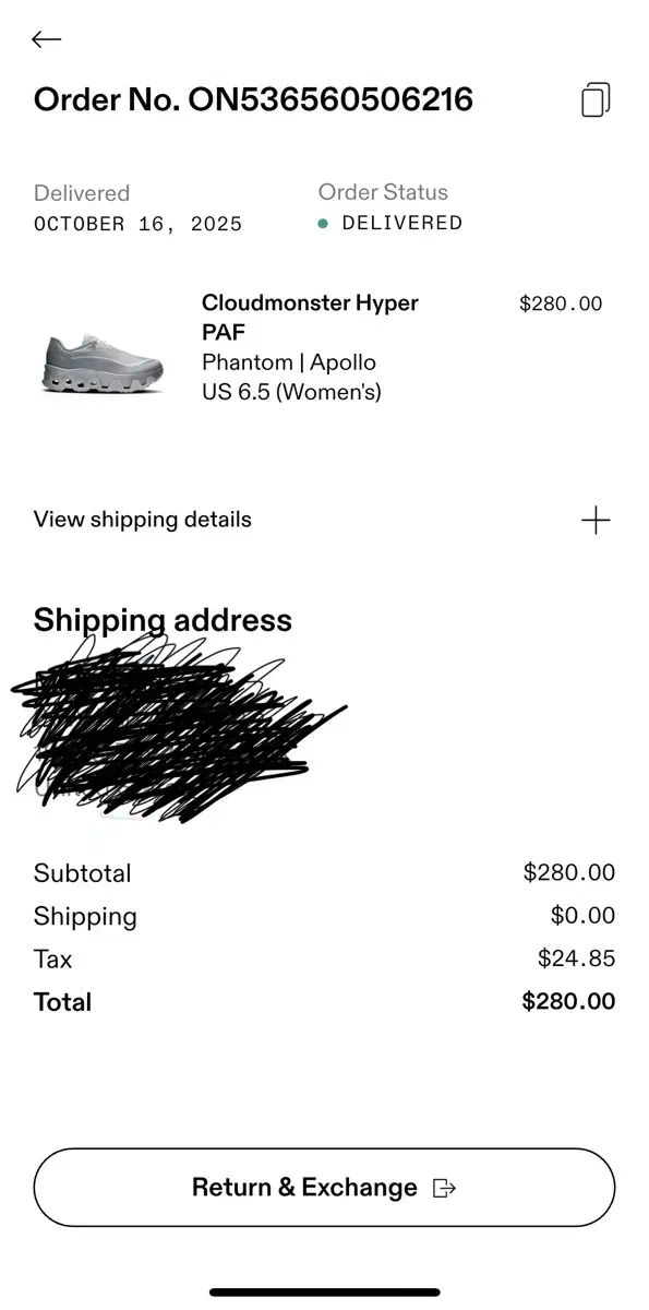 On クラウド MONSTER ハイパー FANTOM 235mm パフ コラボ