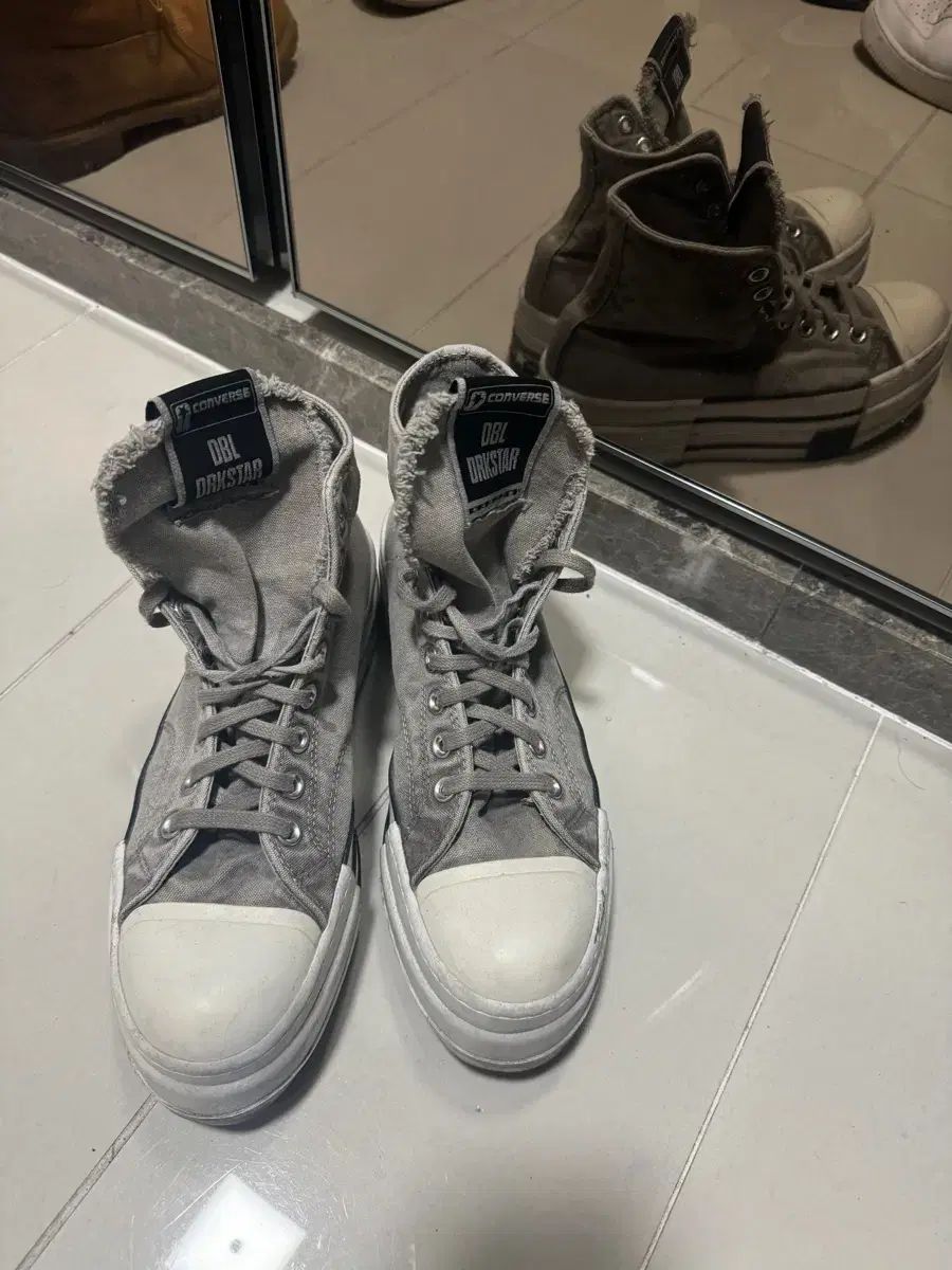 リックオウエンス ダークシャドウ コンクリート 270