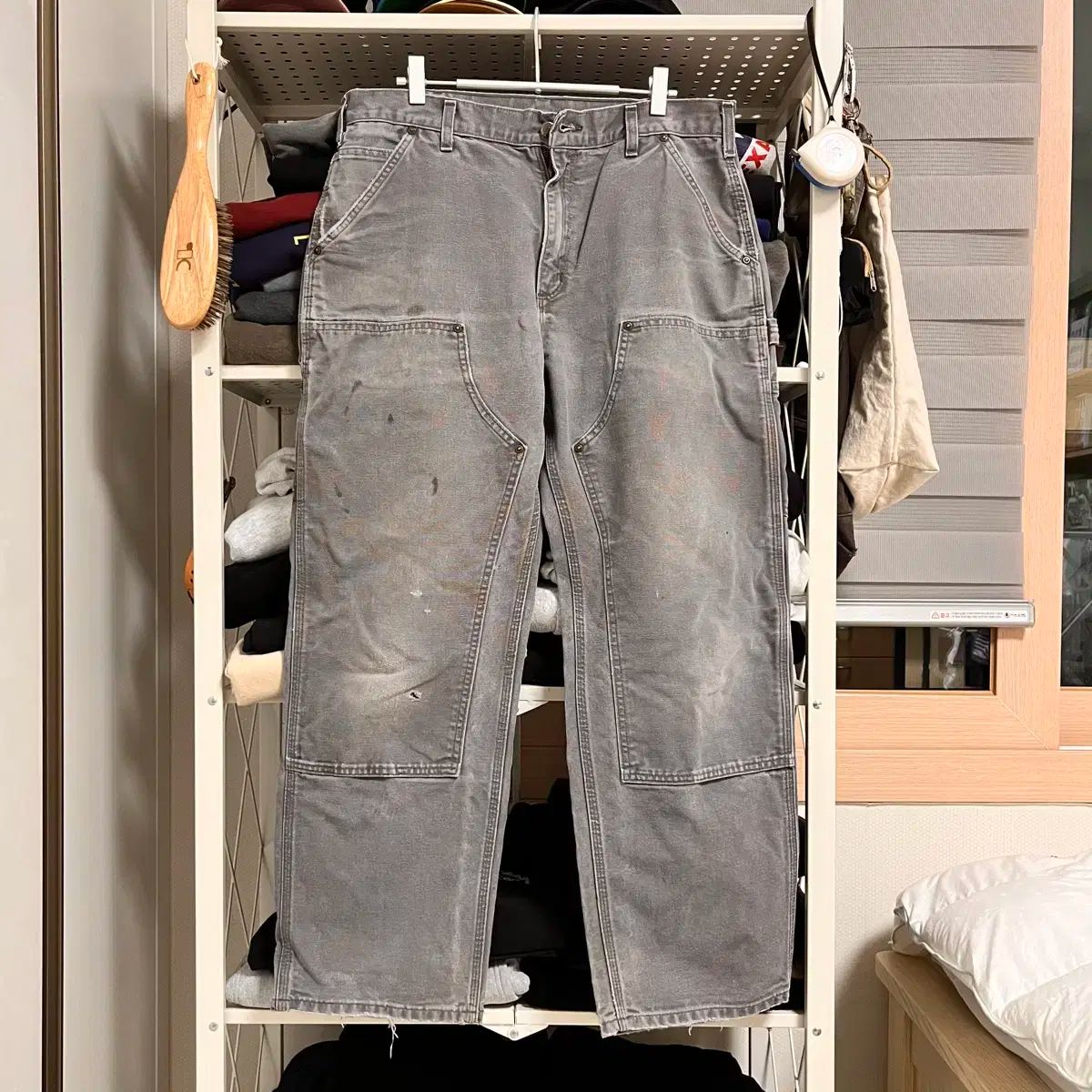 カーハート　ダブルニーパンツ　W30 Ｌ30 W35 L30 カーハート ダブルニー パンツ B136 GVL - メルカリ