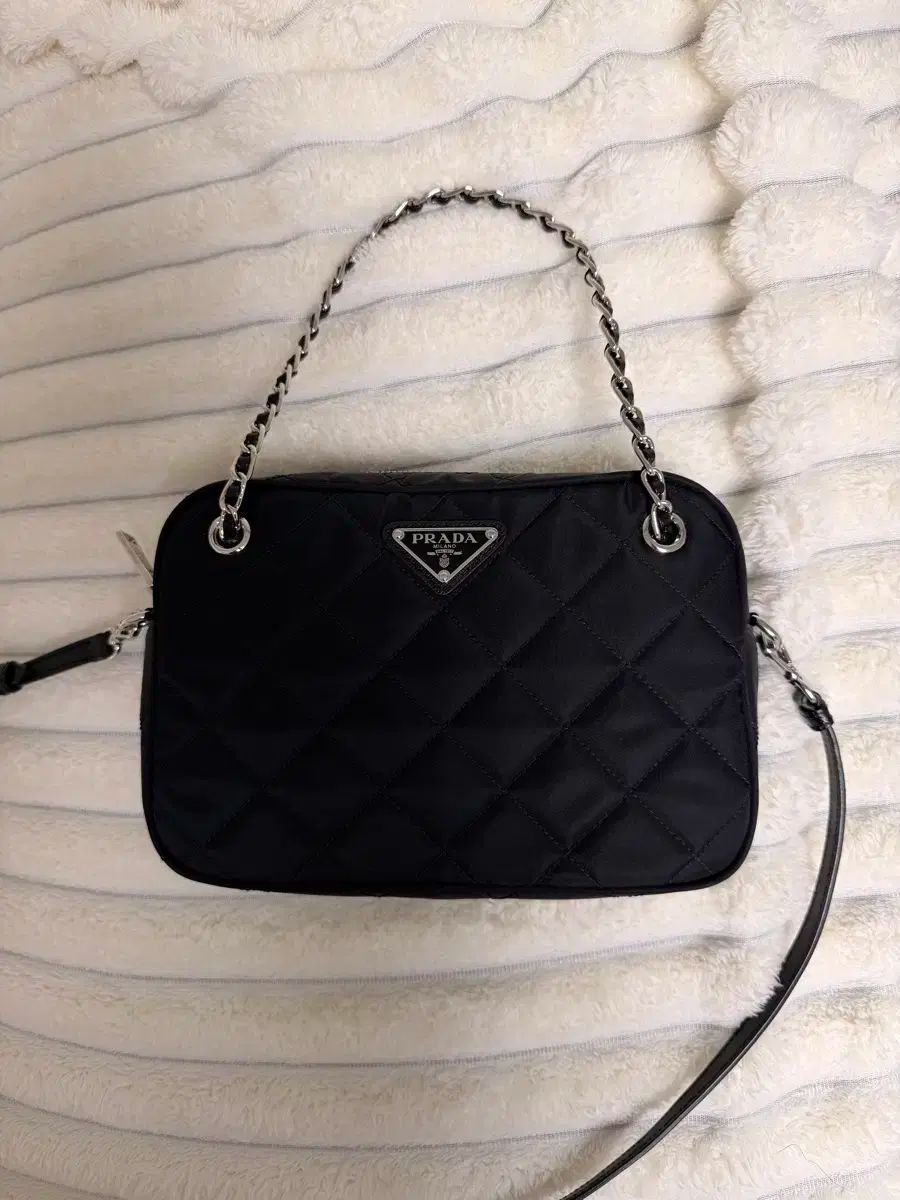 PRADA テスート キルティング チェーン ショルダー クロスバック