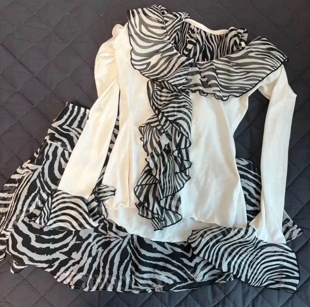 ギャル ゼブラ コーディネートセット d i a CECIL McBEE セシルマクビー