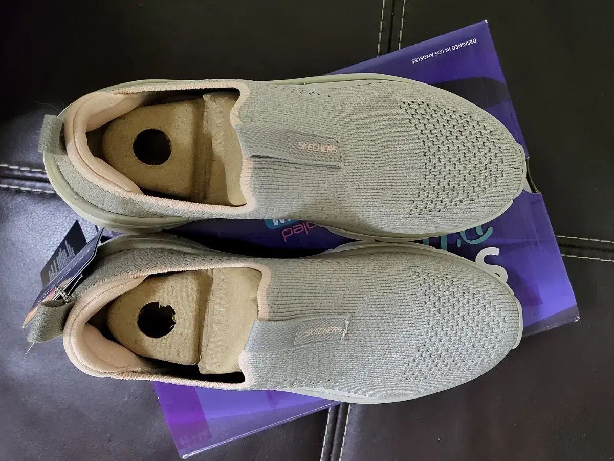 スケッチャーズ レディース スリッポン ウォーカーブーツ 240 トープ ベージュ