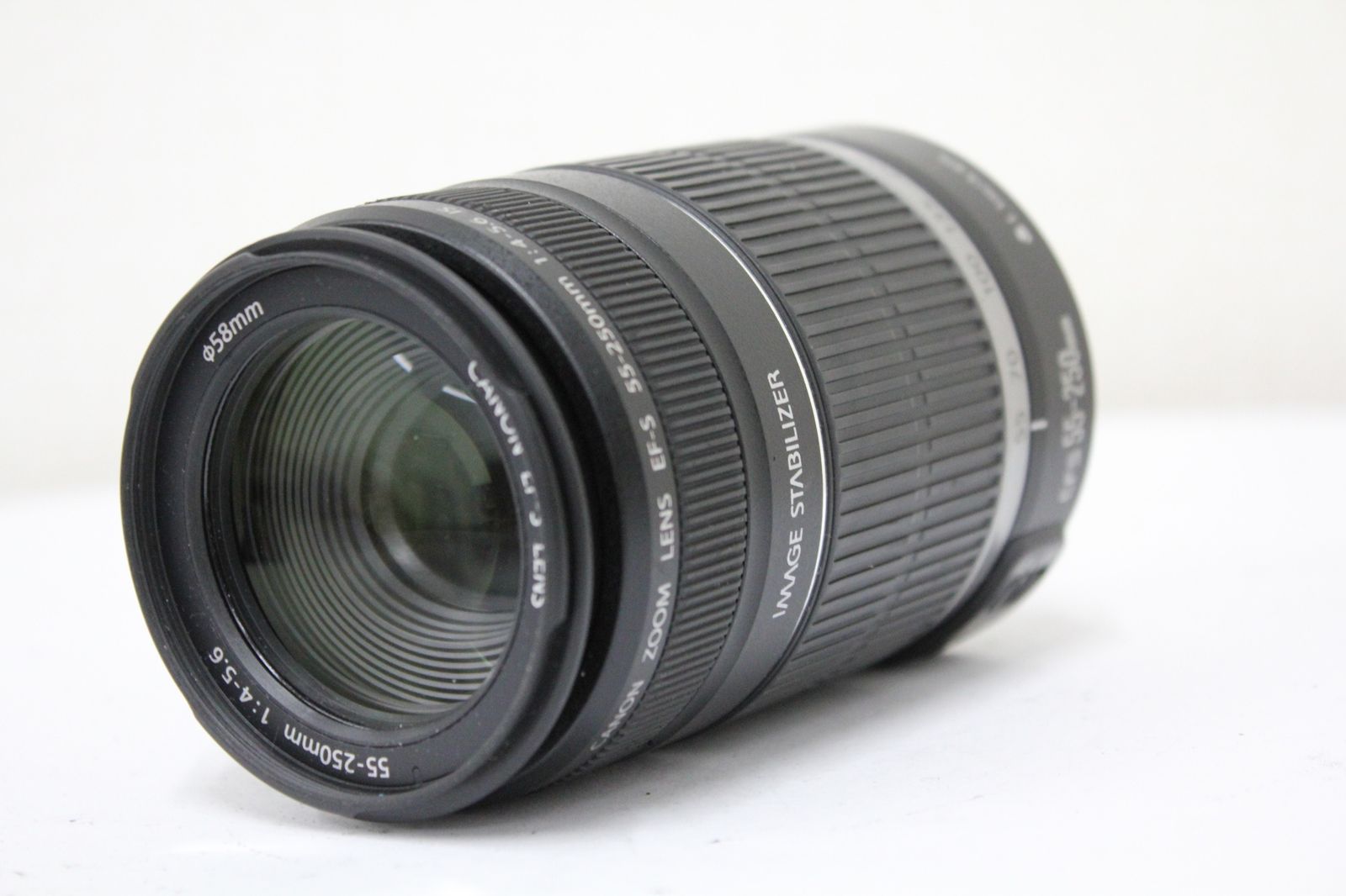 返品保証 キャノン Canon ZOOM LENS EF-S 55-250mm F4-5.6 IS レンズ e3820