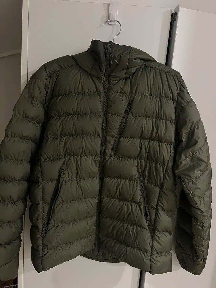 ムシンサ 軽量ダウン カーキ m