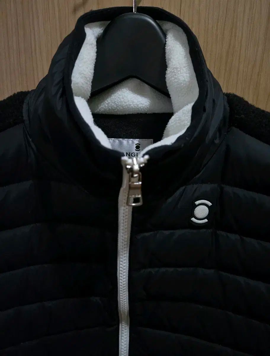 WIDE ANGLE 防風 ダウン ニット ジップアップ 90 55 55半