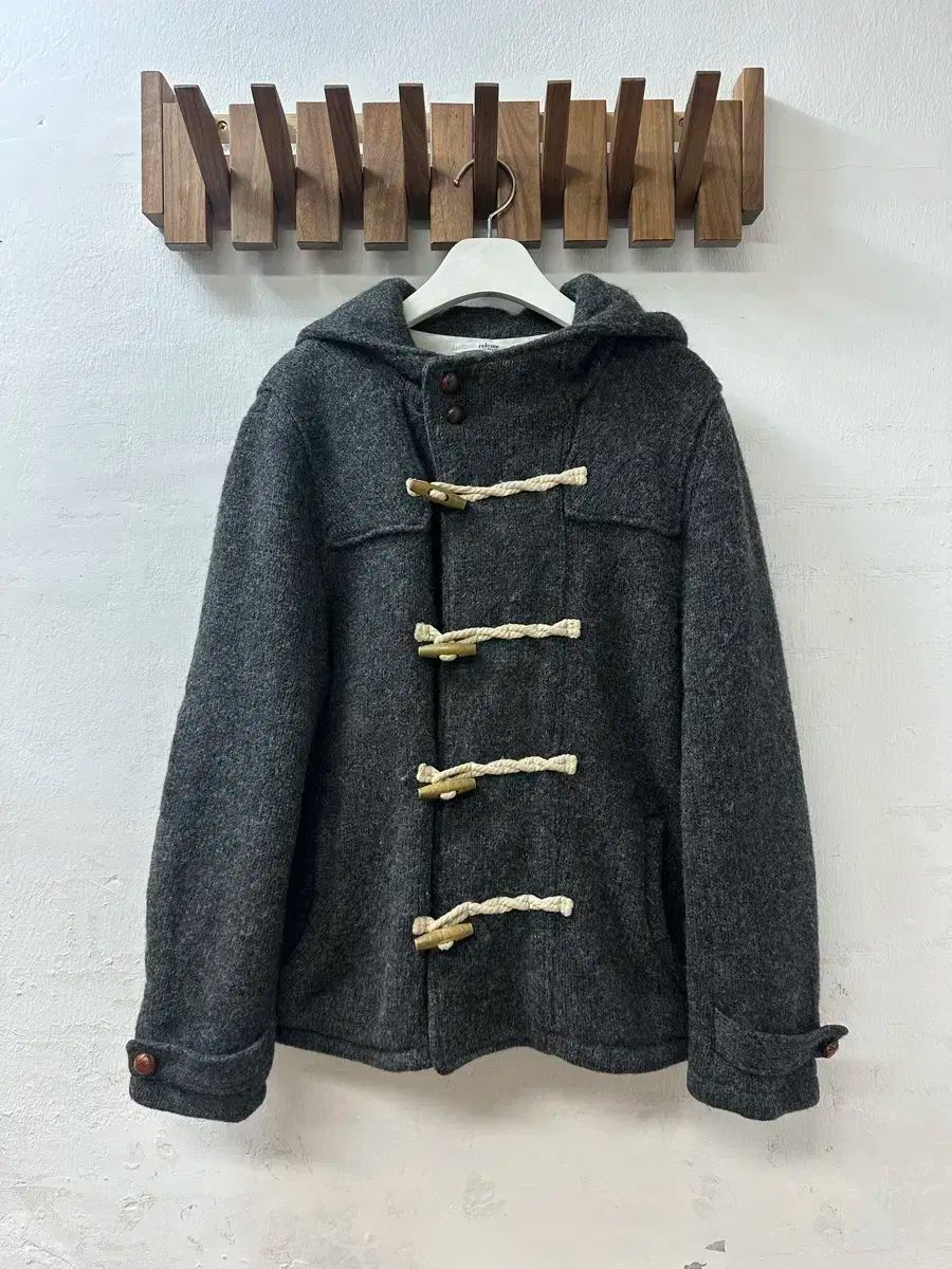 日本 ヴィンテージ JOURNAL STANDARD ウール フード ダッフル コート