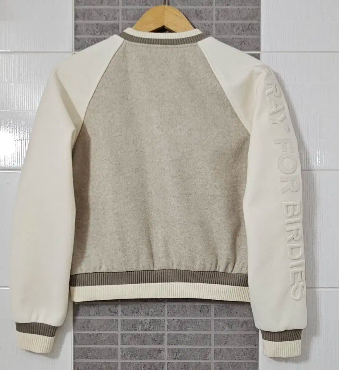 G FOREゴルフレディース防風ウール クロップドアウター