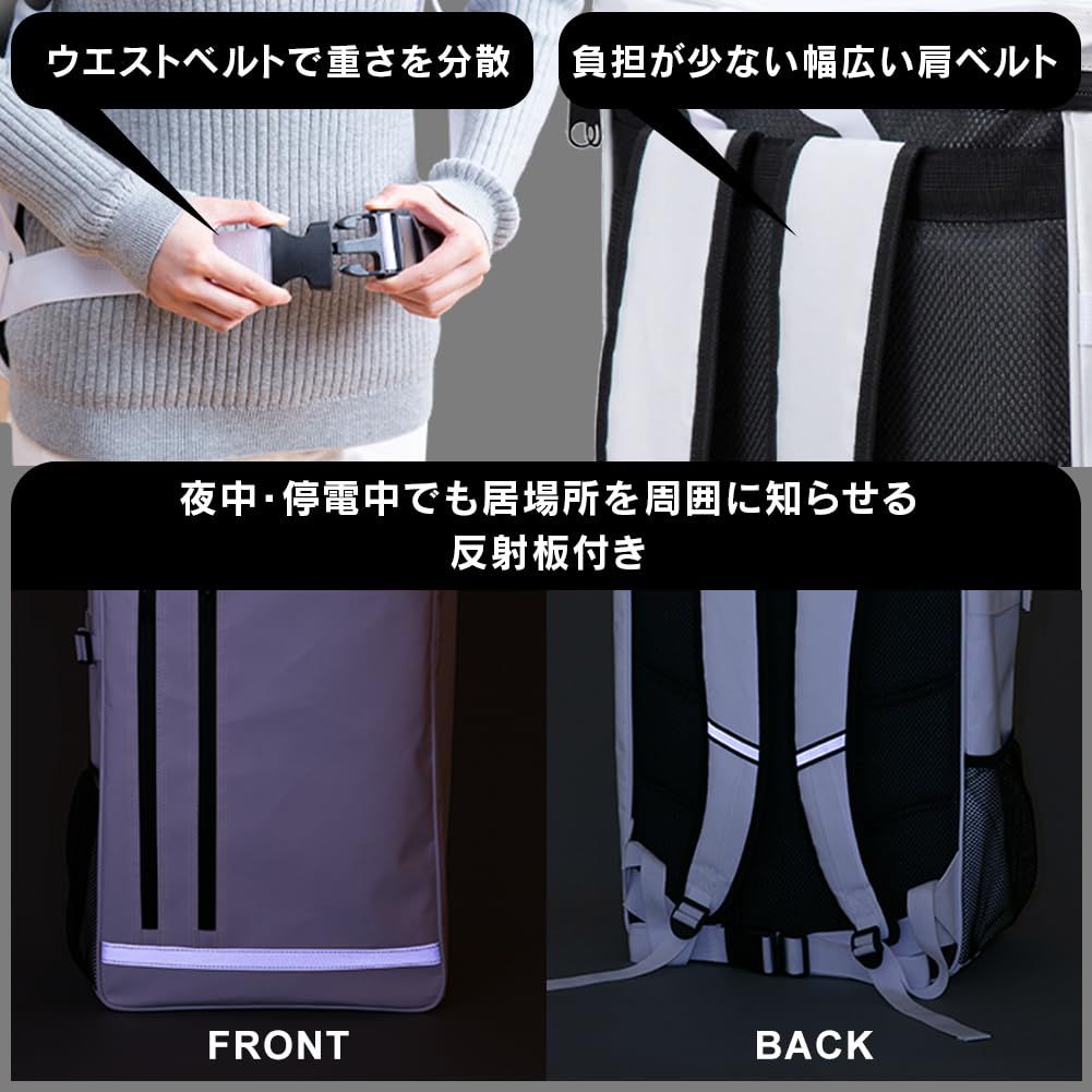 アイリスオーヤマ IRIS OHYAMA 防災グッズ 防災リュック 防災セット 2人用 35点 簡易トイレ 懐中電灯 ウォータータンク 撥水加工 ホワイト BS235 単品 大容量タイプ35点 2人用 WWW_OPDRERGINERDOGAN_COM