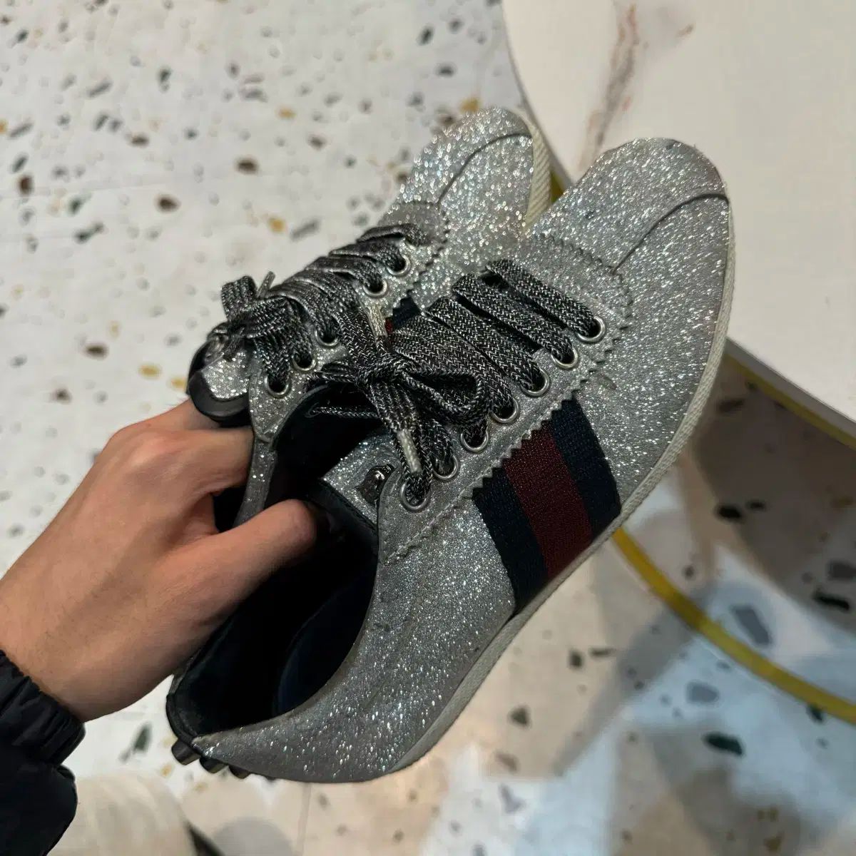 グッチ グリッター スニーカー