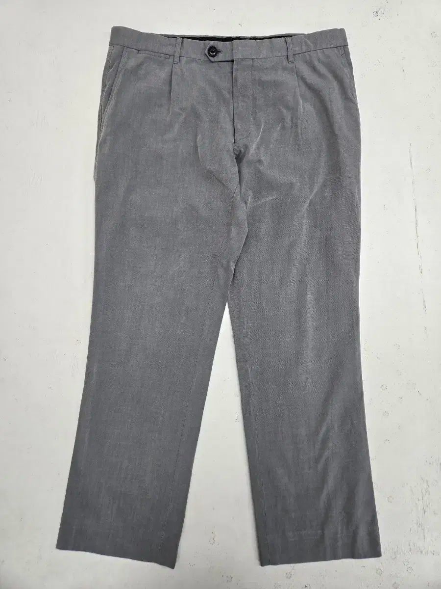 バーバリー グレー メンズ スーツ ズボン スラックス コットン パンツ