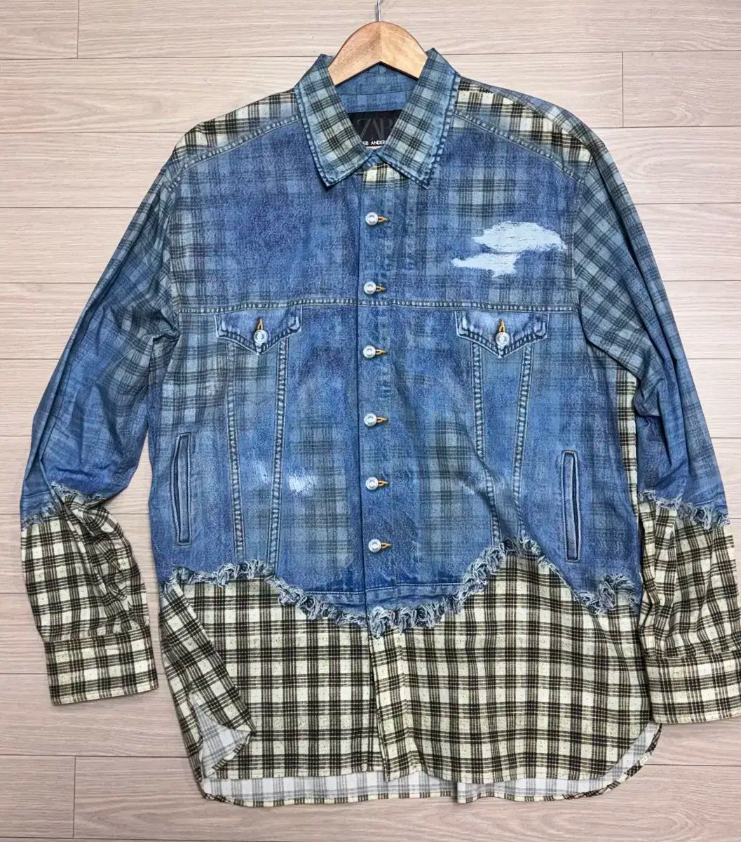 ザラ アンダースンベル トロンプルイユ プリント シャツ