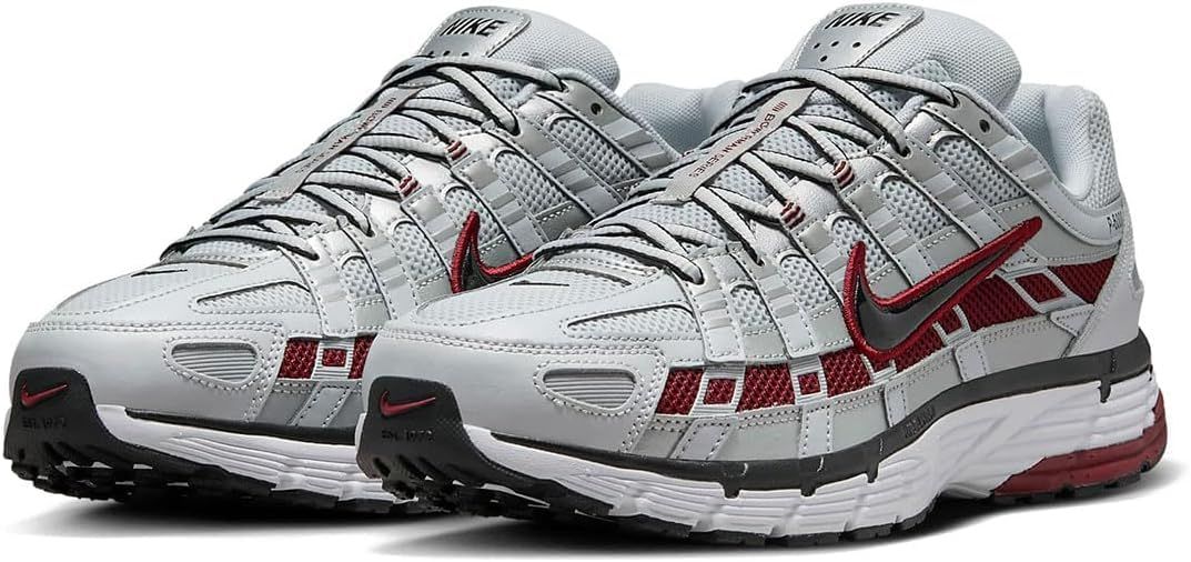 ナイキ P-6000 P-6000 ピュアプラチナム メタリックプラチナム ホワイト ダークチームレッド CD6404-020 28.5cm 28.5 cm