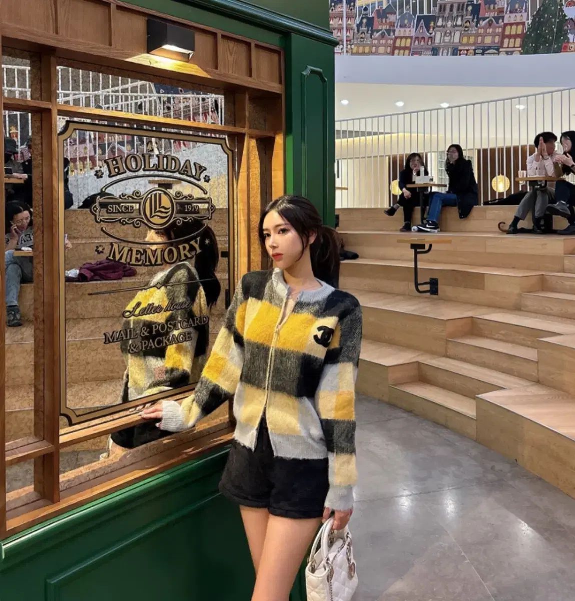 ジェイ JAY ジョンソン チュール ツーウェイ ニット ジャケット