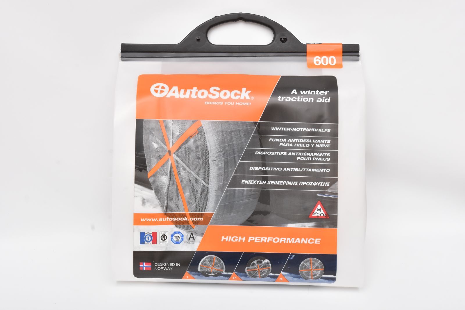 み AutoSock ASK 600 オートソック 布製タイヤすべり止め チェーン規制適合 オートソックハイパフォーマンス