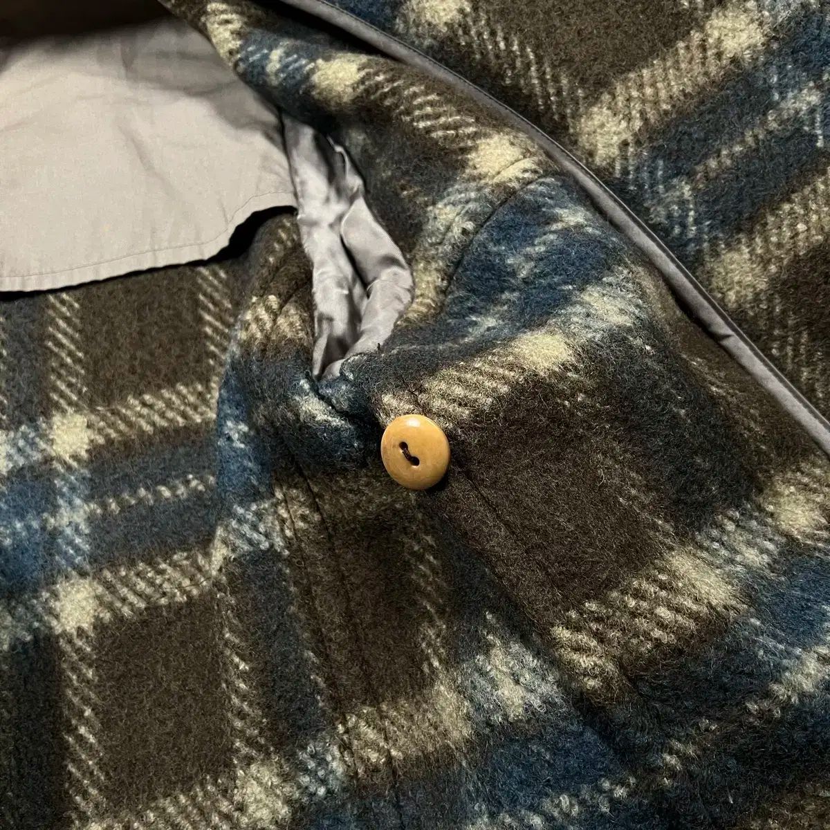 ドリス・ヴァン・ノッテン チェック ウール ダッフルコート - メルカリ