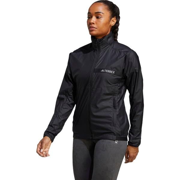 adidas アディダス W TERREX MULTI ウィンドブレーカー キャンプ トレッキング ウェア ウィンドブレーカーシャツ IE577 HM4026 ブラック A M HM4026 ブラック A M