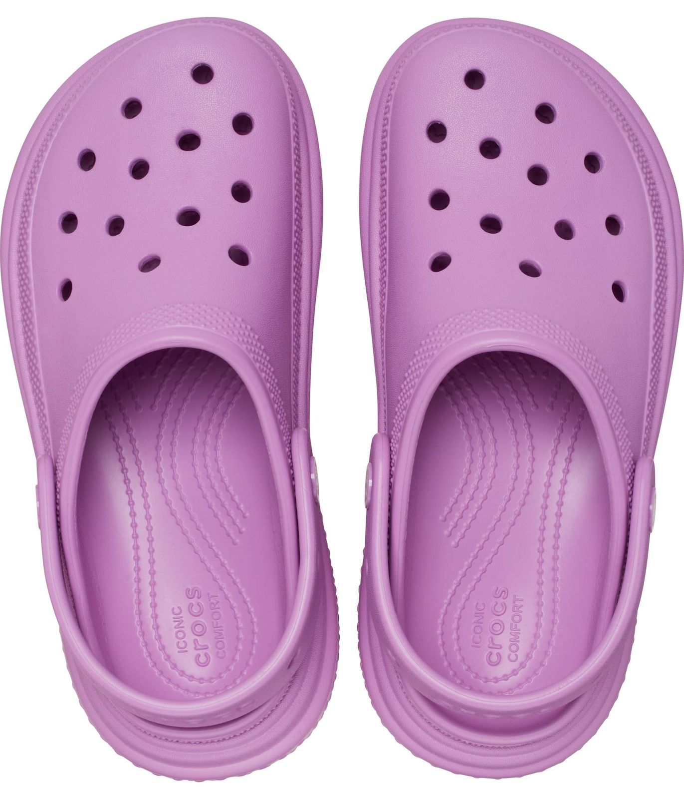 クロックス crocs サンダル ストンプクロッグ 209347-6 WQ パープル ２３ ０ Lady s バブル 23.0 24.0 cm