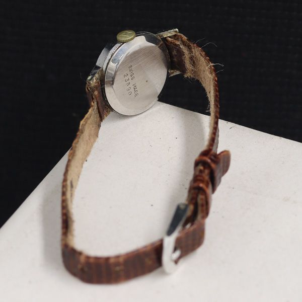 EDOX 23590 手巻き シルバー文字盤 レディース腕時計 KRH 2000000 NSK