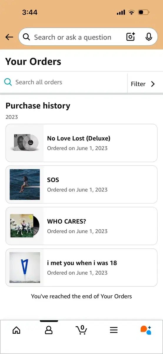 開封 LP Rex Orange County WHO CARES その他 楽器 機材 ホビー 楽器 アート