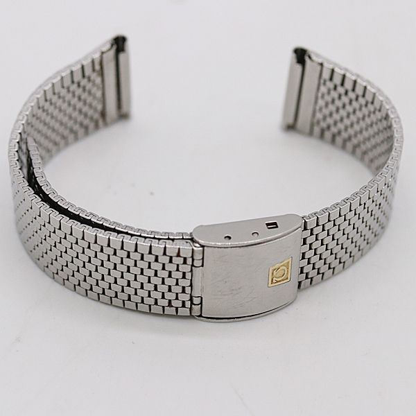 オメガ 純正ベルト シルバー 30 2059 18mm メンズ時計 2000000 NSK KMR