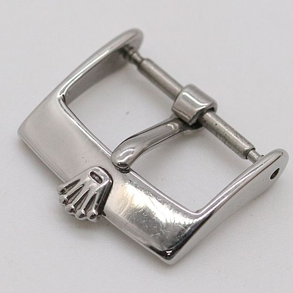 ロレックス 尾錠　シルバー 美品 ロレックス 純正尾錠 シルバー 16mm メンズ腕時計 2000000 NSK