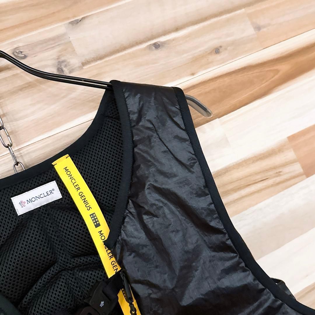 モンクレール×アリクス コラボ バックパック ベスト 黒×黄