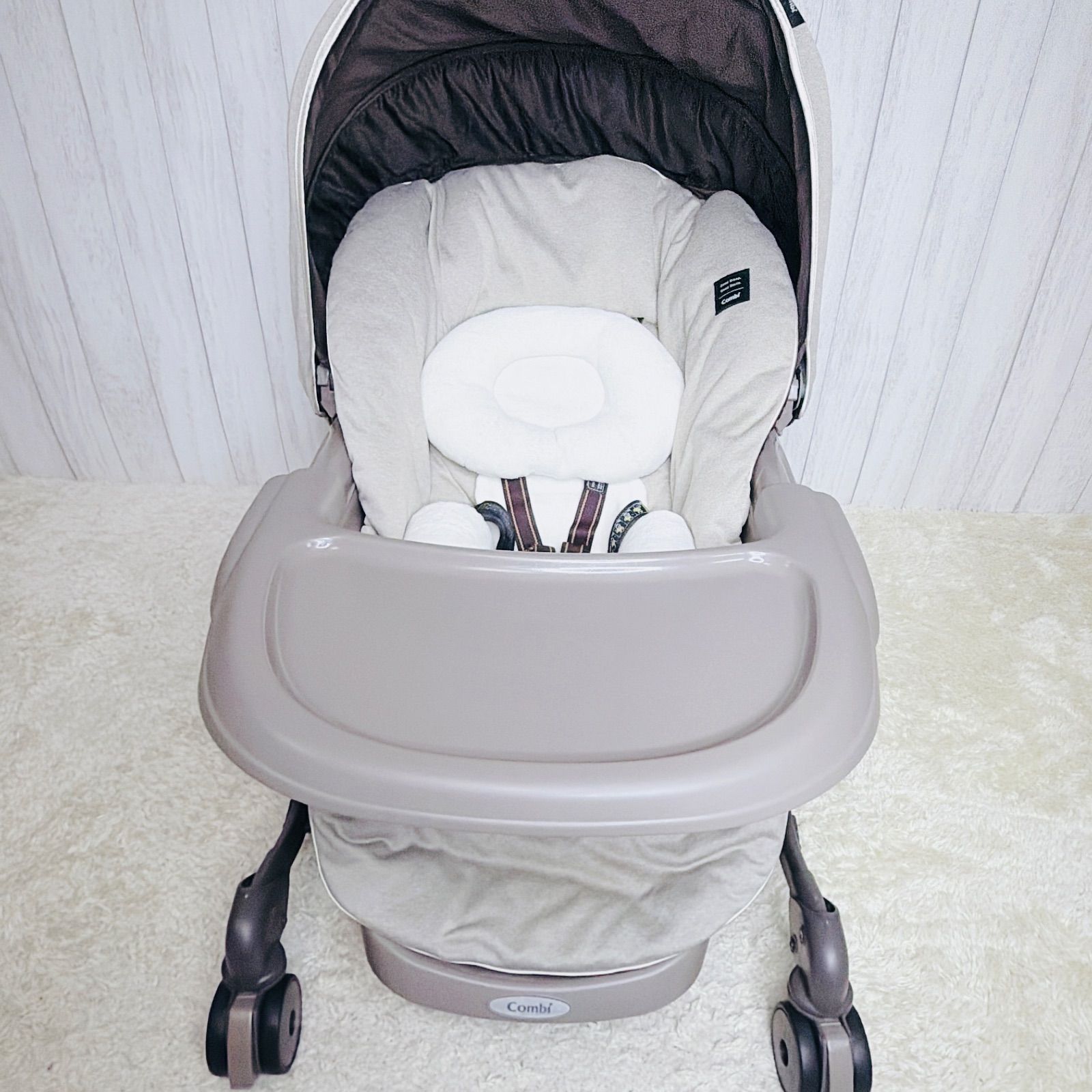 良品】Combi ネムリラAUTO SWING BEDi EG 電動 幌付き - メルカリ