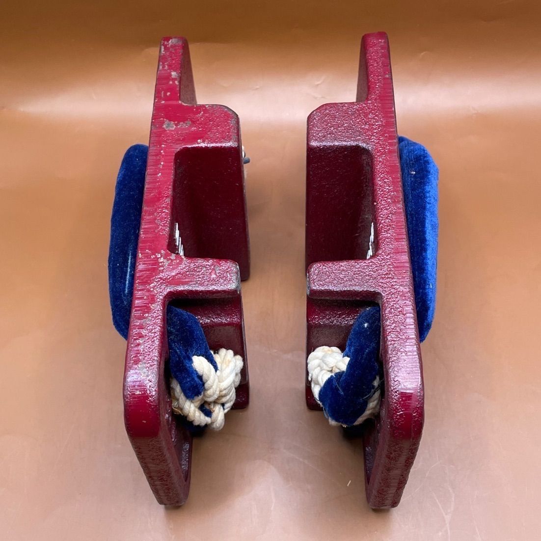  NIPPYO製 鉄下駄 3 kgx 2 昭和レトロ アンティーク 設備 備品 柔道