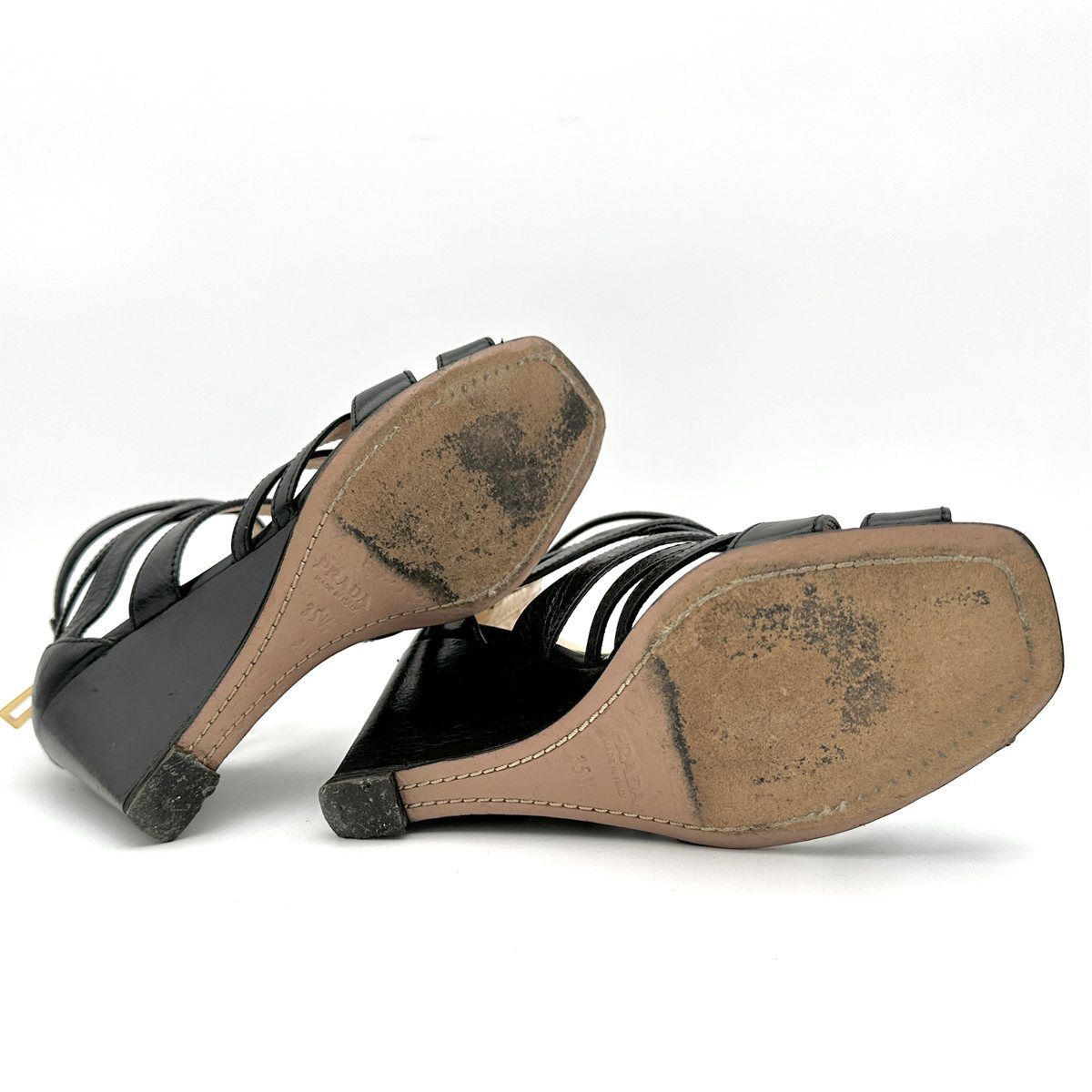 ウェッジソール ブラック