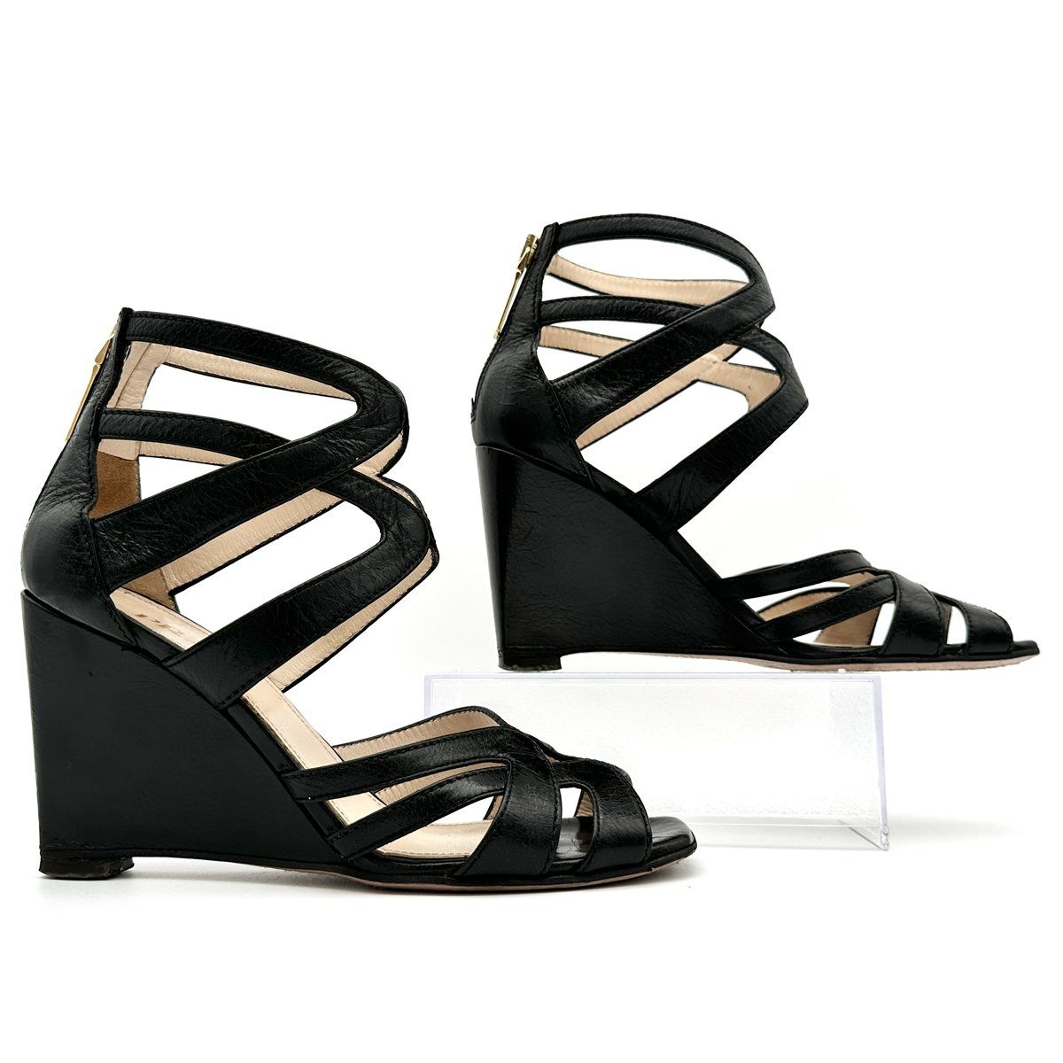 ウェッジソール ブラック