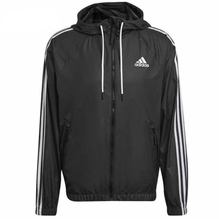 アディダス BSC 3ストライプ ウィンドジャケット Mサイズ ブラック ブラック H65776 22543